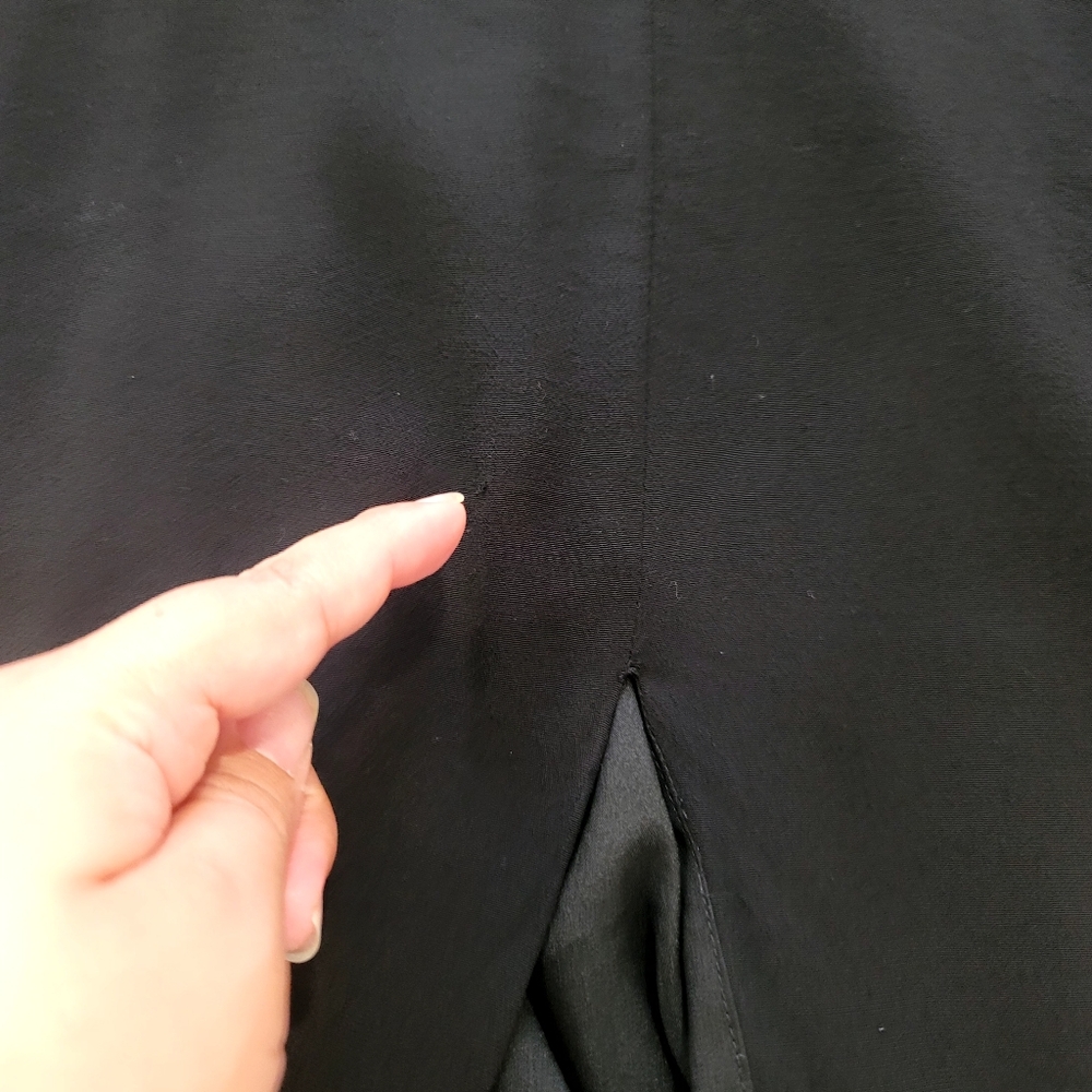 LOVER + FRIENDS Black Halter Gown Maxi Dress With Side Slit Size Medium - Picture 9 of 17